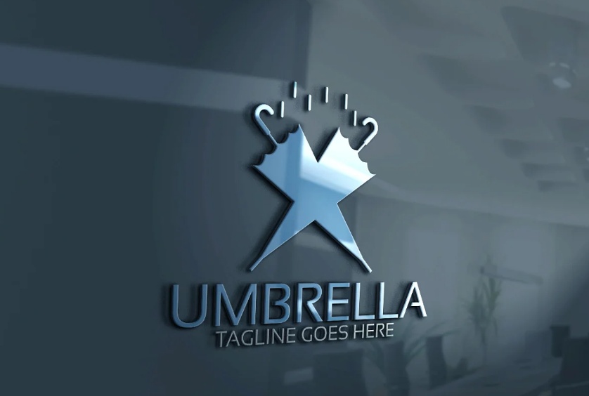 Abstract Umbrella Identity Design