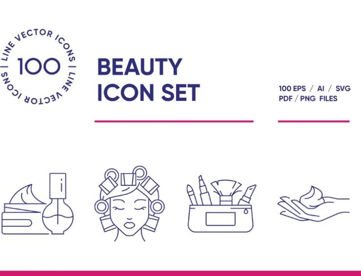 18+ FREE Beauty Icons Download EPS | Ai | PNG