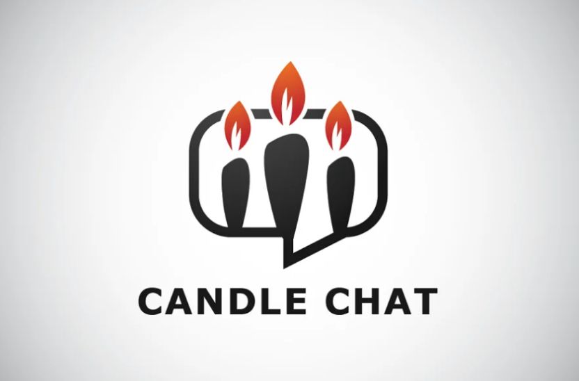 Candle Chat Logo Design
