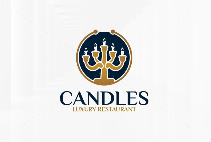 Candle Holder Logo Design