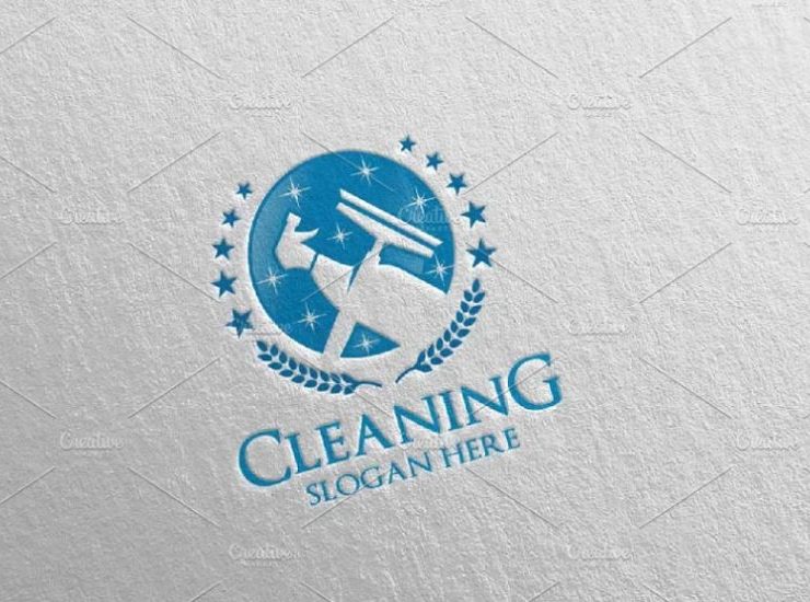 Cleaning services logo designs