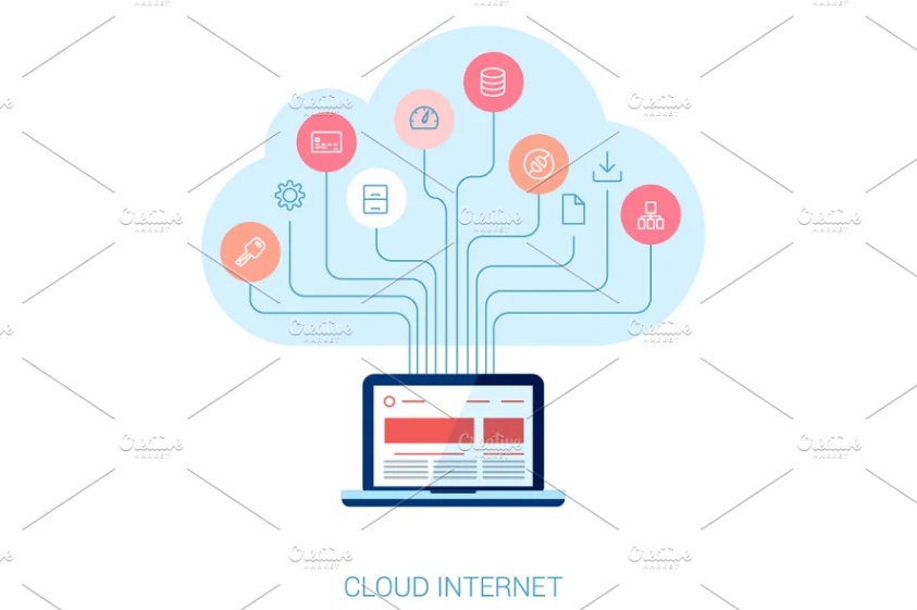 Cloud Computing and Networking Icons