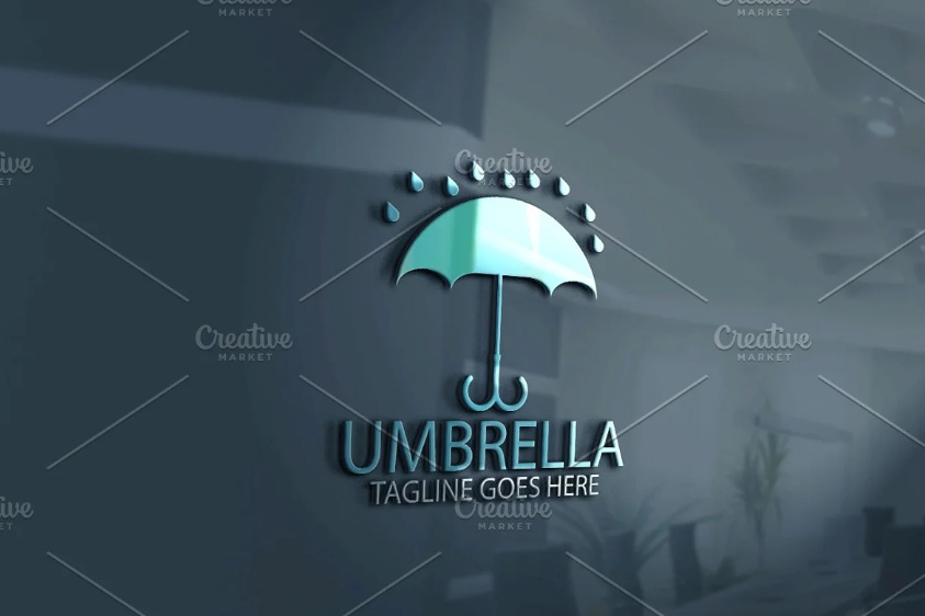 Creative Rain Logo Design