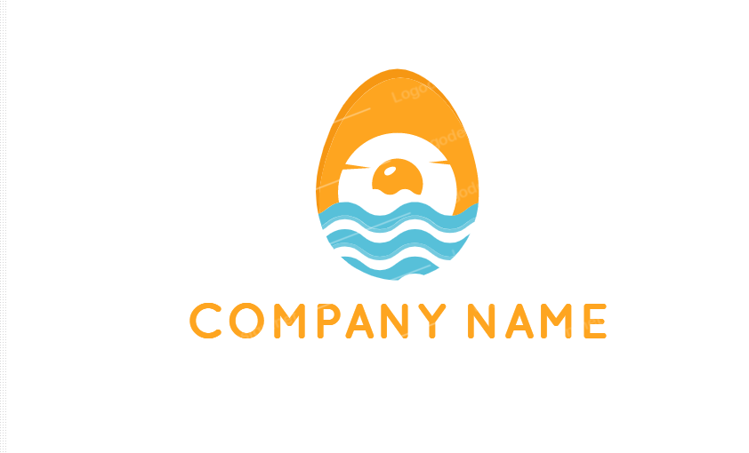 Egg Company Logo Template