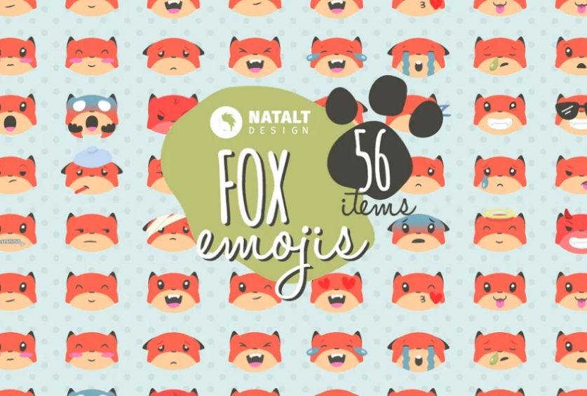 Fox Emojis Icon Set