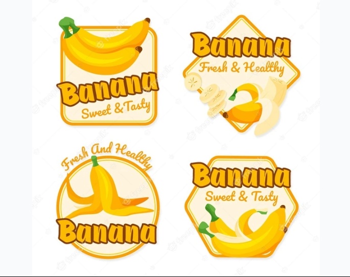 Free Banana Logo Set
