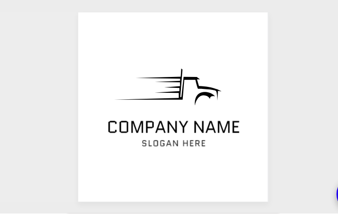 Free Delivery Truck Logo