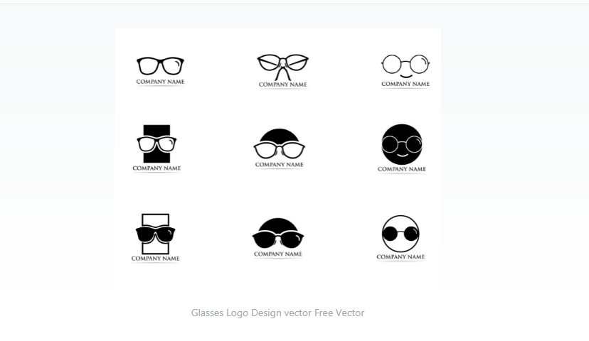 Free Glasses Logo Design
