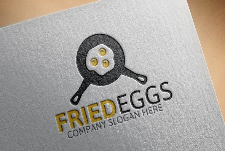Fried Eggs Logo Design