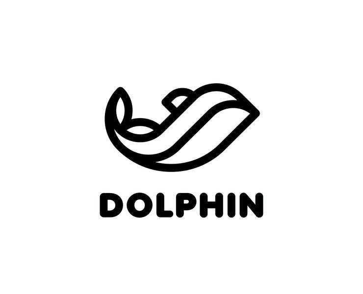Dolphin logo designs