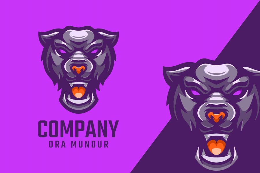 Panther Mascot Logo Templates