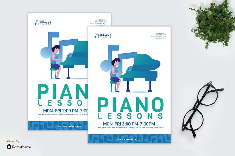 Piano-classes-flyer-template