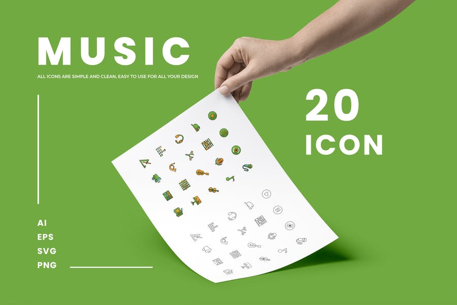 Professional Music Icons Pack