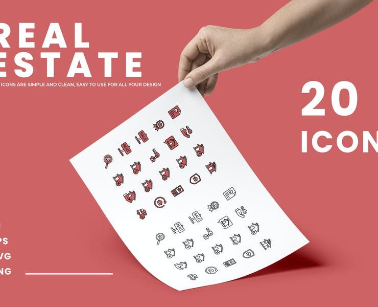 18+ FREE Real Estate Icons Vector Download