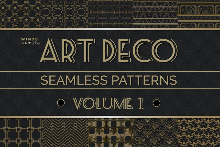 Seamless Art Deco Patterns