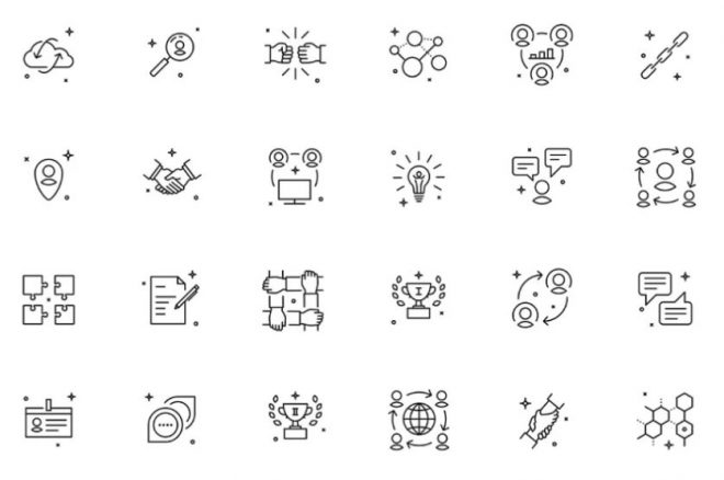 18+ FREE Teamwork Icons Vector Download - Graphic Cloud