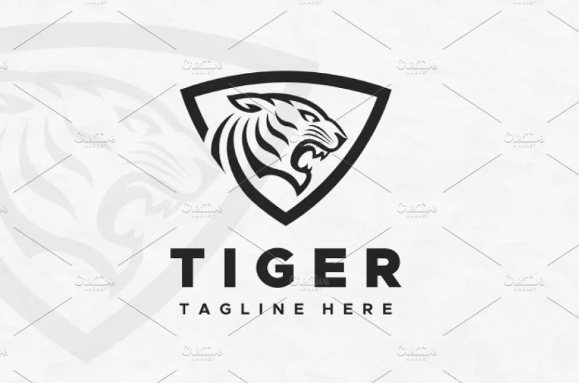 Tiger Shield Logo Templates