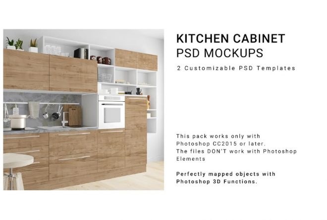 18+ Best Kitchen Cabinet Mockup PSD Download - Graphic Cloud