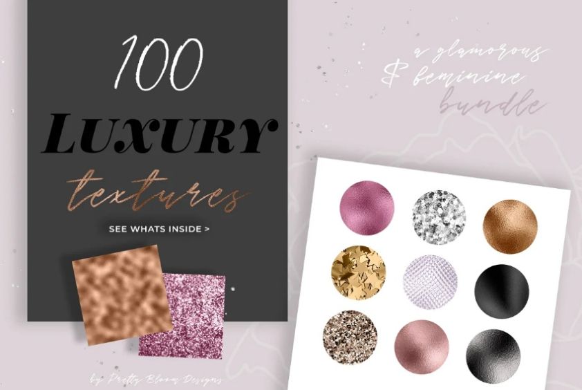 100 Luxury Textures Bundle