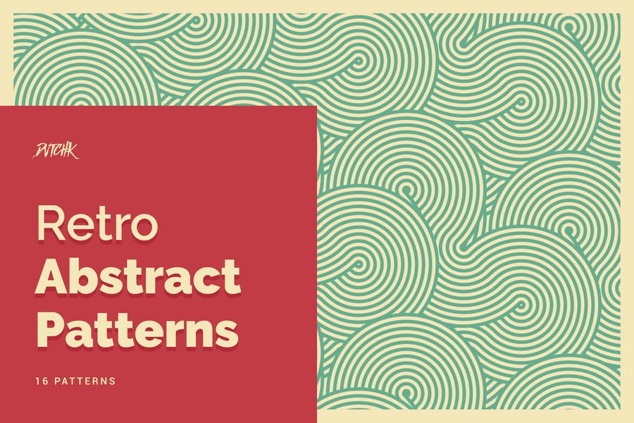 16 Retro Vector pattern Designs