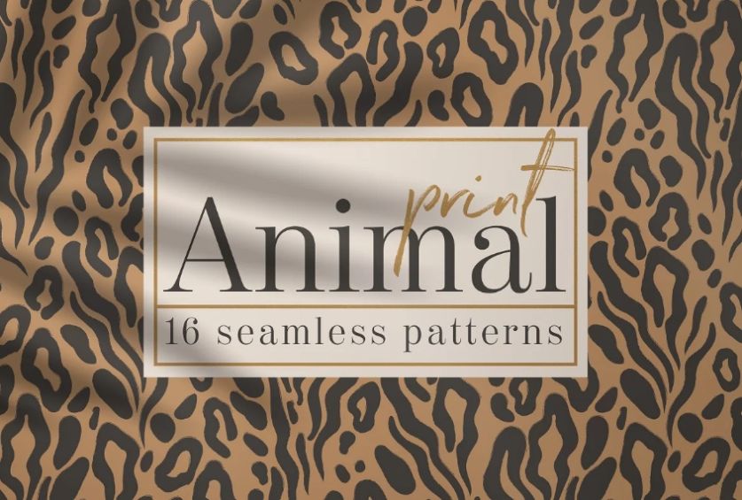 16 Seamless Animal Print Pattern Design