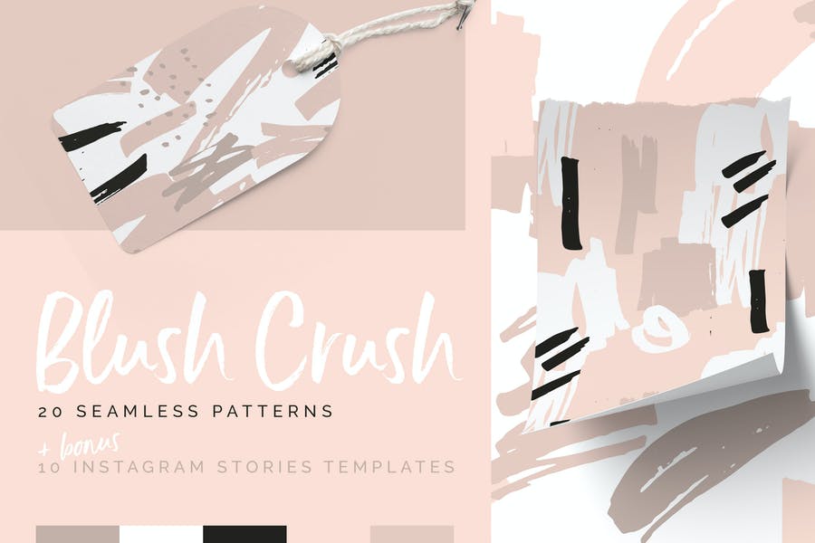 20 Seamless Blush Patterns