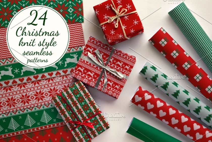 24 Christmas Knit Pattern Designs