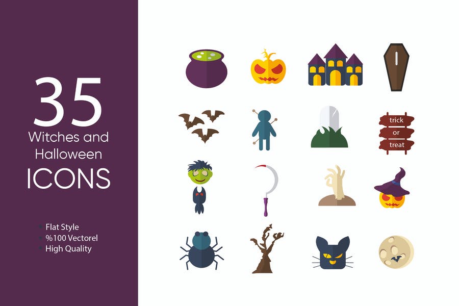 35 Witches Icons