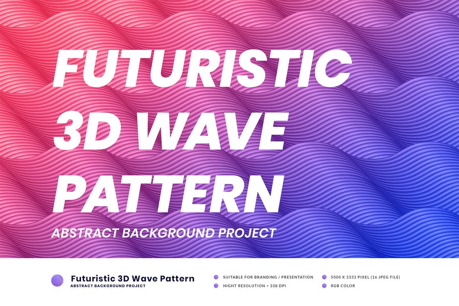 3D Futuristc Wave Designs