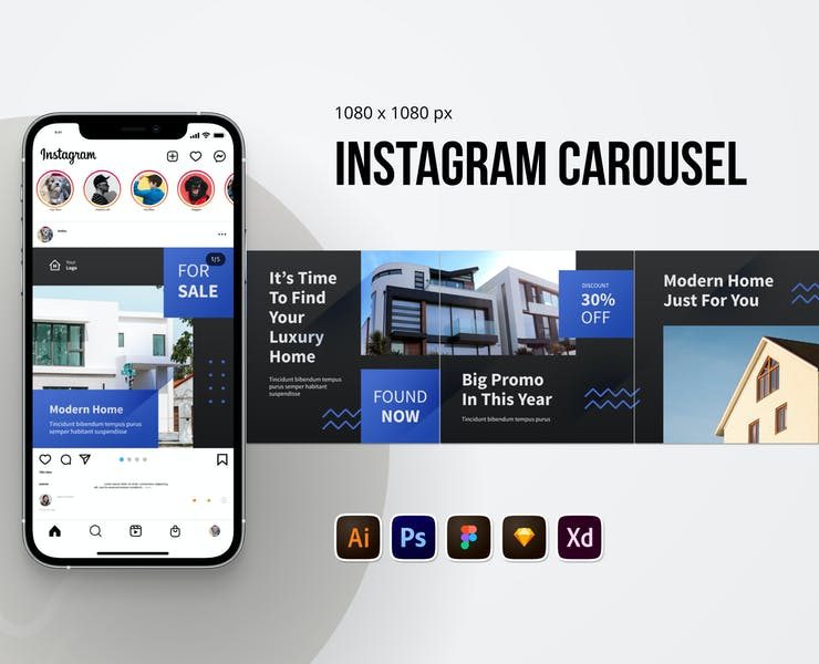 11+ Best Real Estate Instagram Templates Download