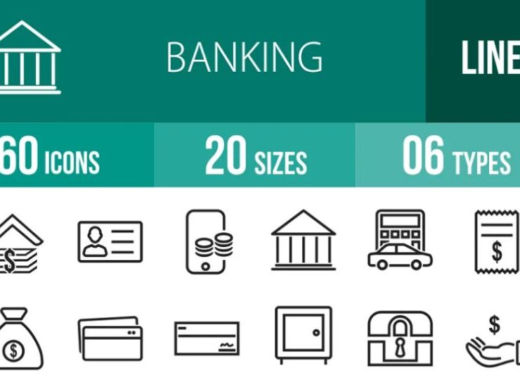 21+ FREE Bank Icons Vectors Illustration Download