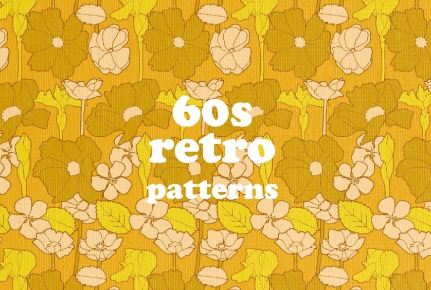 60 Retro Patterns Collection Set