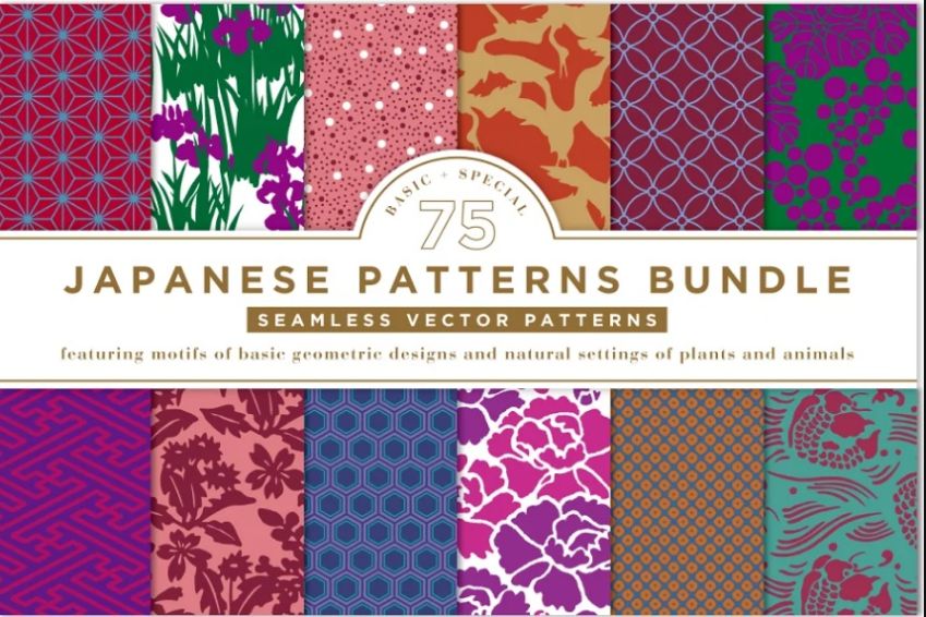 78 Japaneese Patterns Bundle