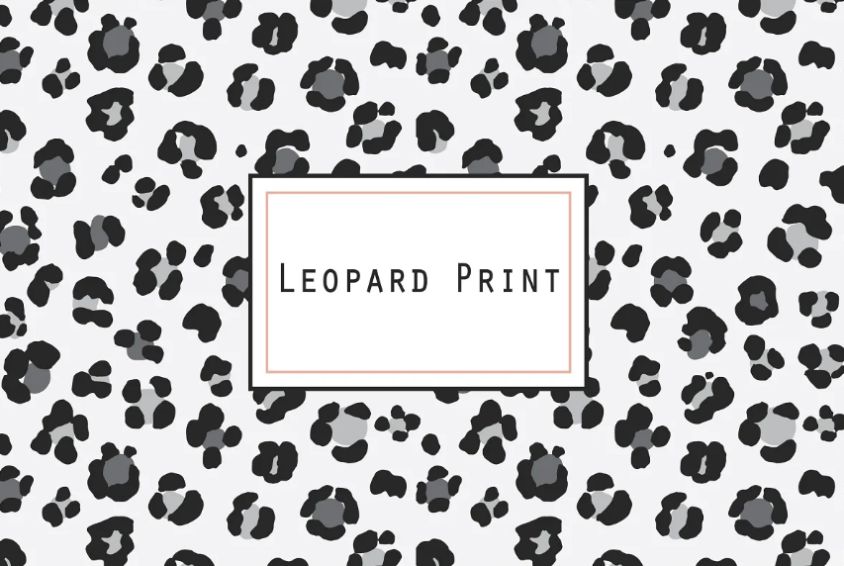 Abstract Leopard Print Vector