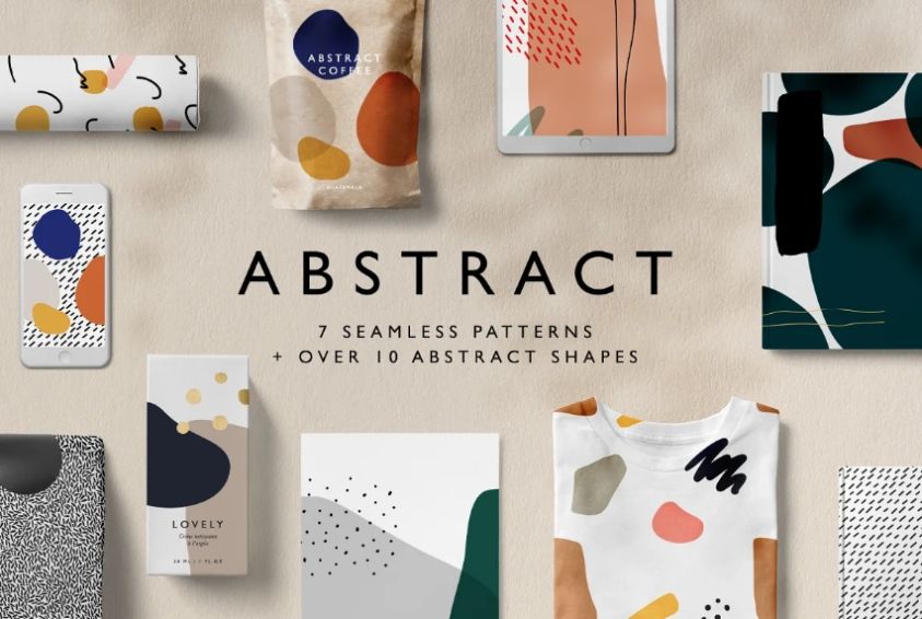 Abstract Seamless Patterns and Shapes