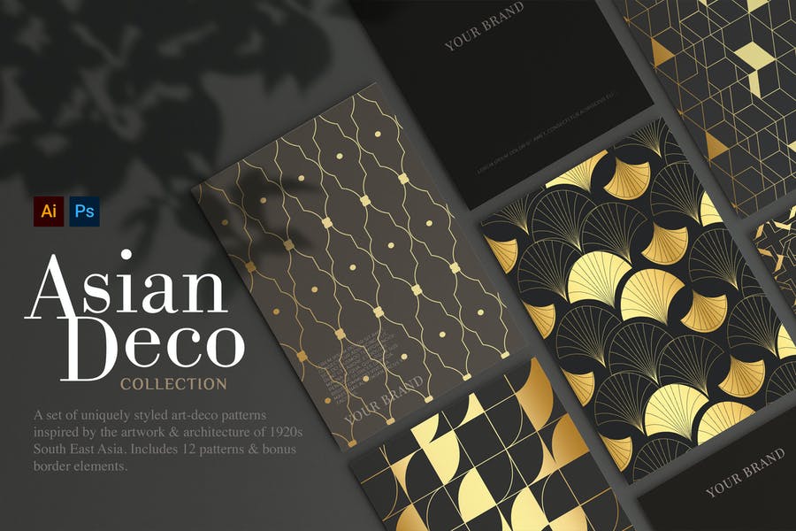 Ai and PSD Art Deco Collection