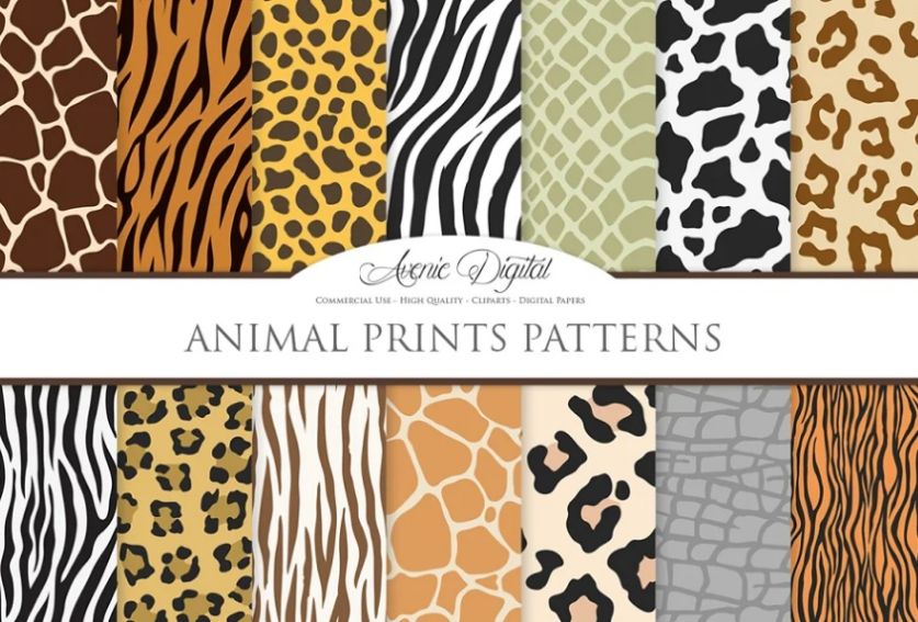 Animal Pattern Digital Paper