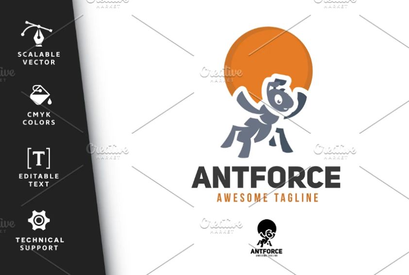 Ant Force Logotype Design