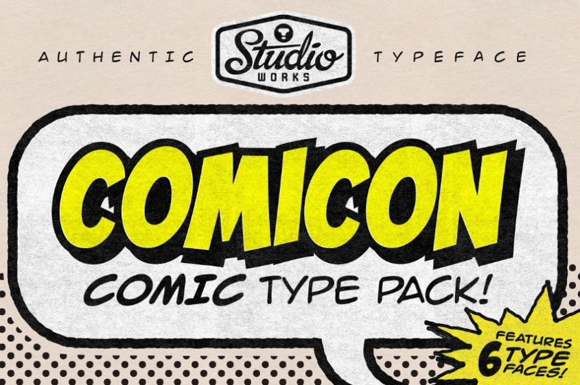 Authentic Comic Style Fonts