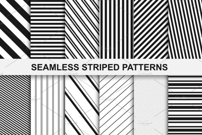 Black and White Seamless Pattern Designs