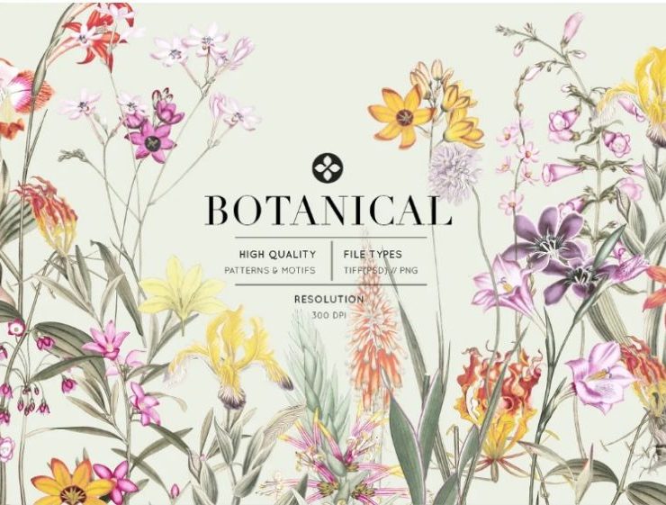 15+ FREE Botanical Patterns Design Vector Download