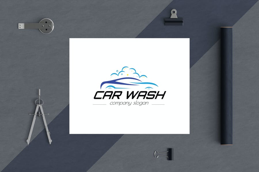 Car Wash Business Logo Design