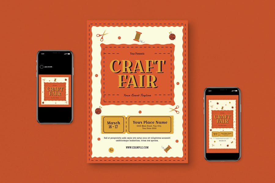 Craft Fair Promotional Templates