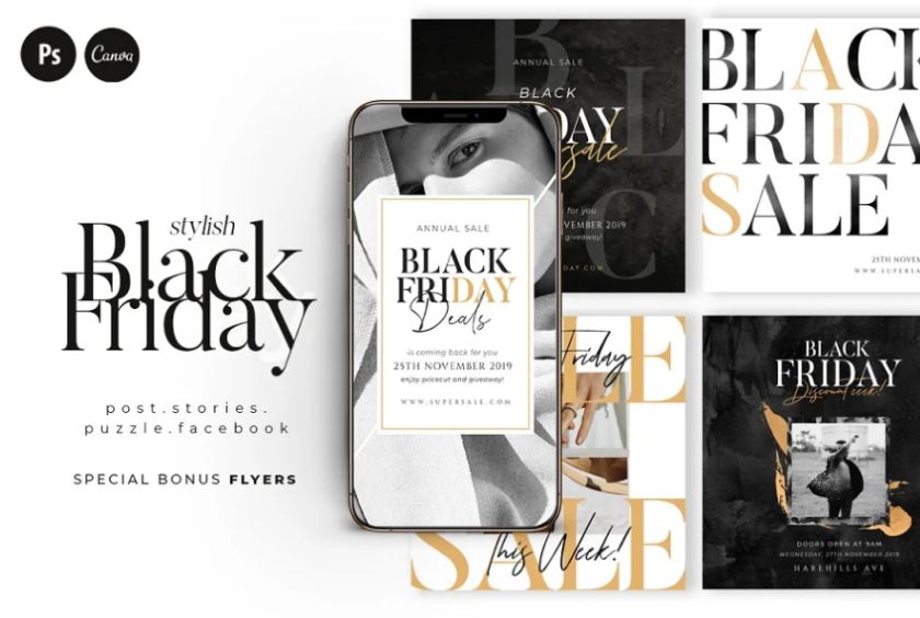 Creative Black Friday Sales Templates
