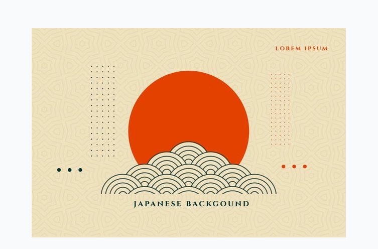 Creative Japanese Style Background