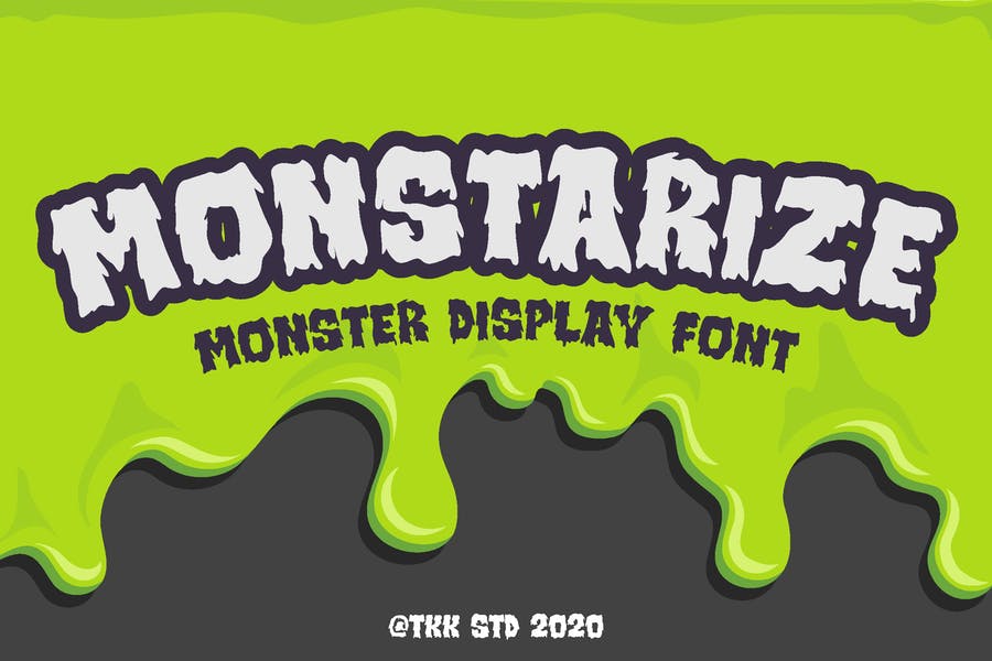 Creative Monster Game Fonts