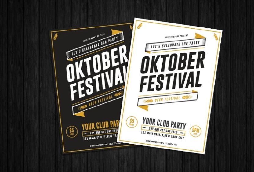 Creative Oktober Fest Flyer Template