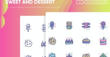 Sweet and Dessert Icons