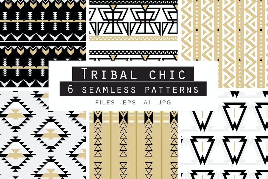 Creative Tribal Chic pattern Design