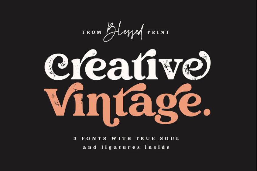 Creative Vintage Typeface